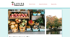Desktop Screenshot of lititzfarmersmarket.com